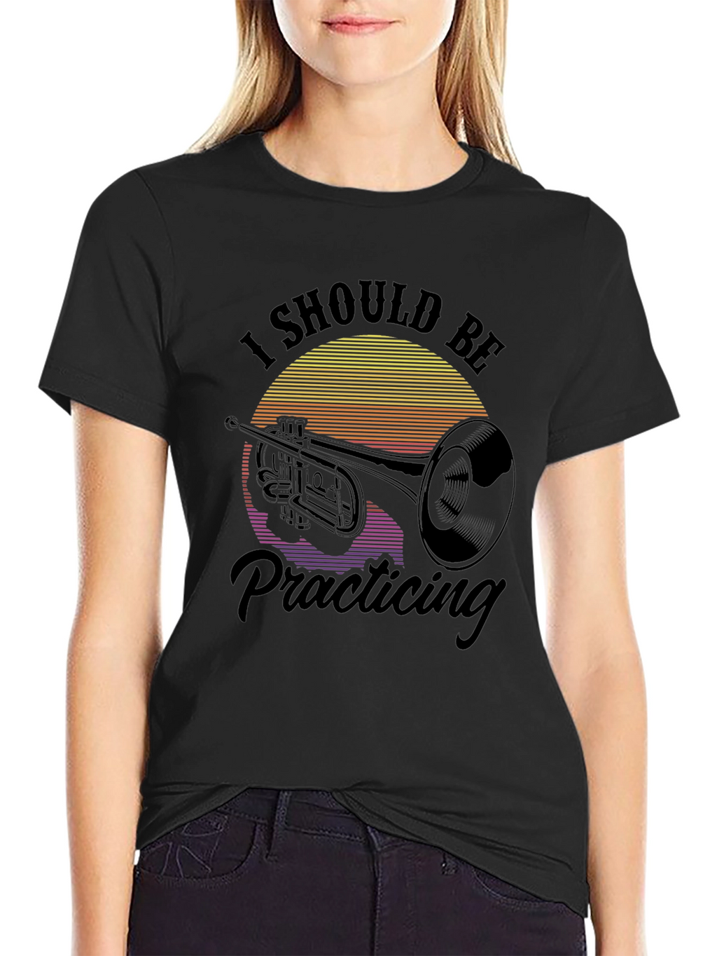 I Should Be Practicing Trumpet T-Shirt