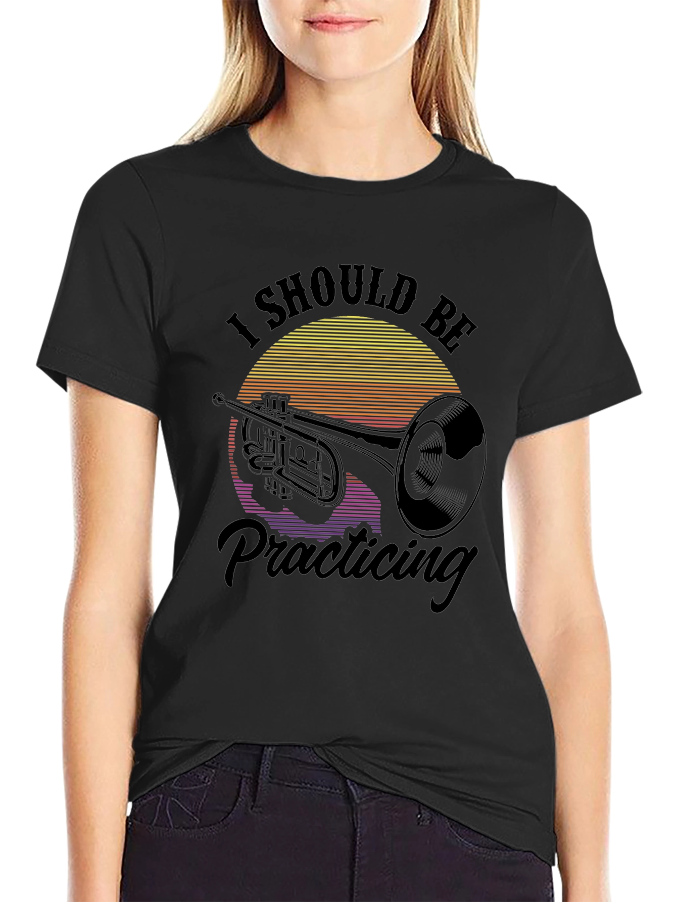 I Should Be Practicing Trumpet T-Shirt