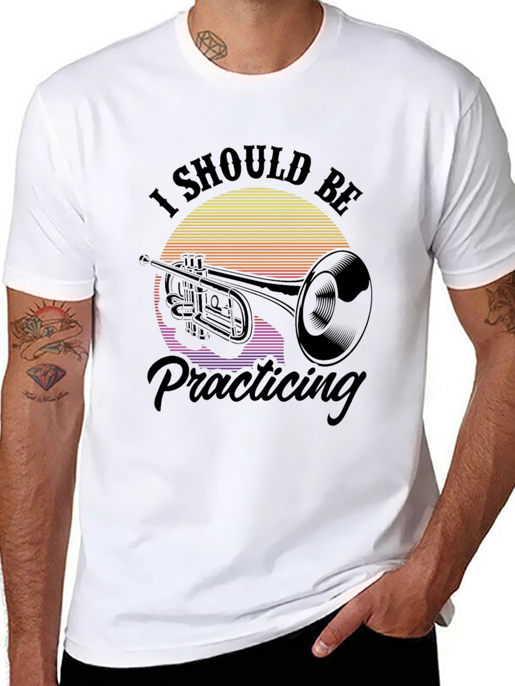 I Should Be Practicing Trumpet T-Shirt
