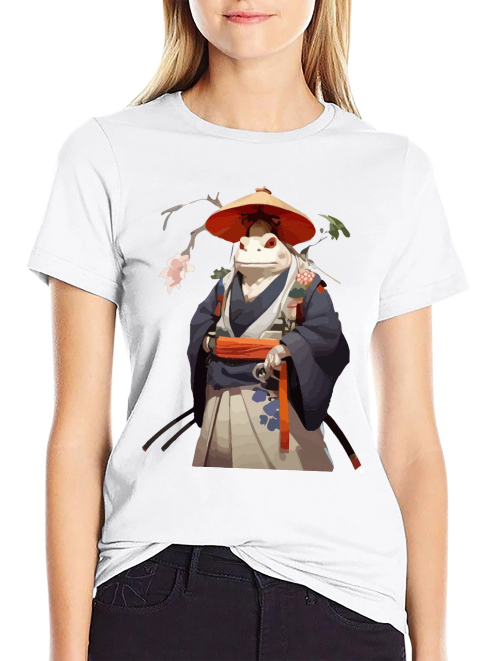Frog Samurai T-Shirt - Cool Unique Design