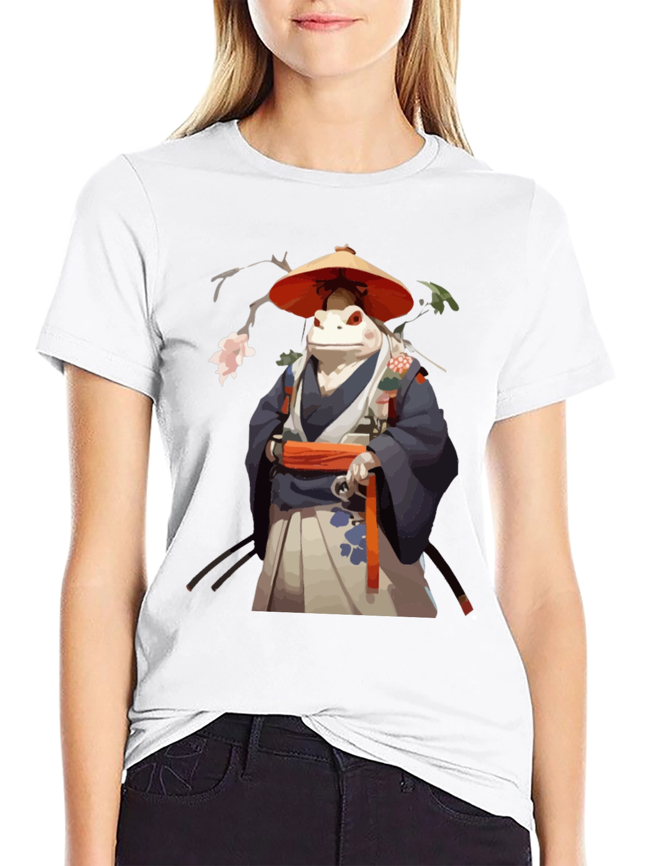 Frog Samurai T-Shirt - Cool Unique Design