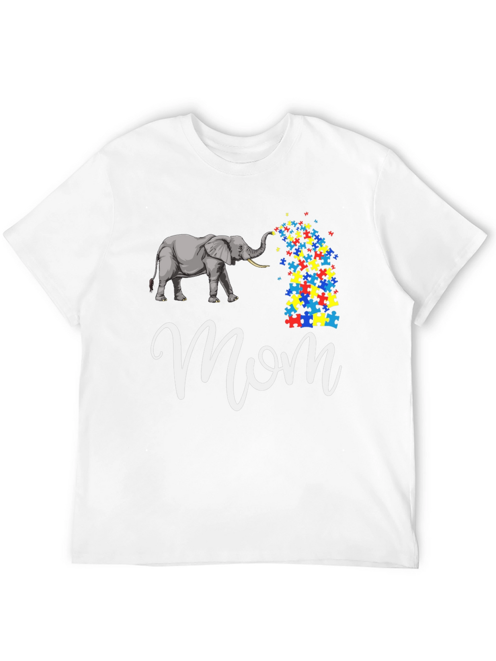 Autism Elephant Mom T-Shirt