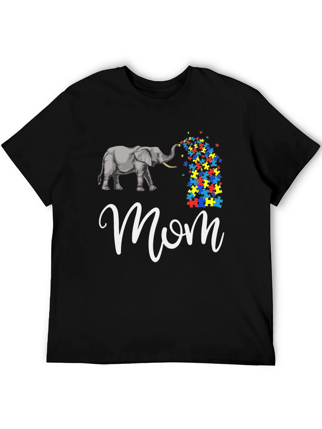 Autism Elephant Mom T-Shirt