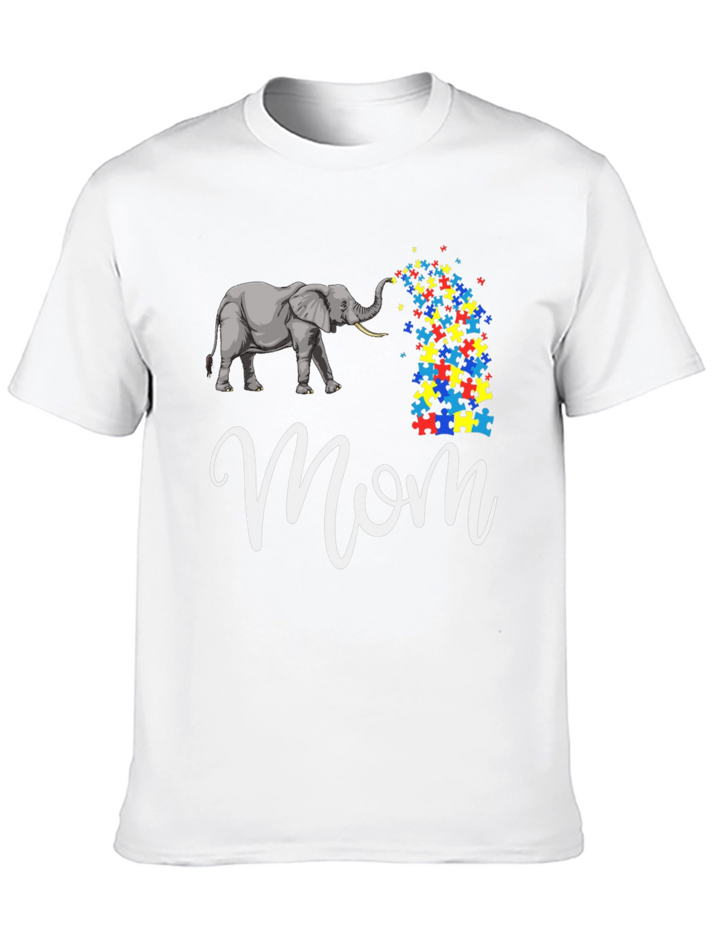 Autism Elephant Mom T-Shirt