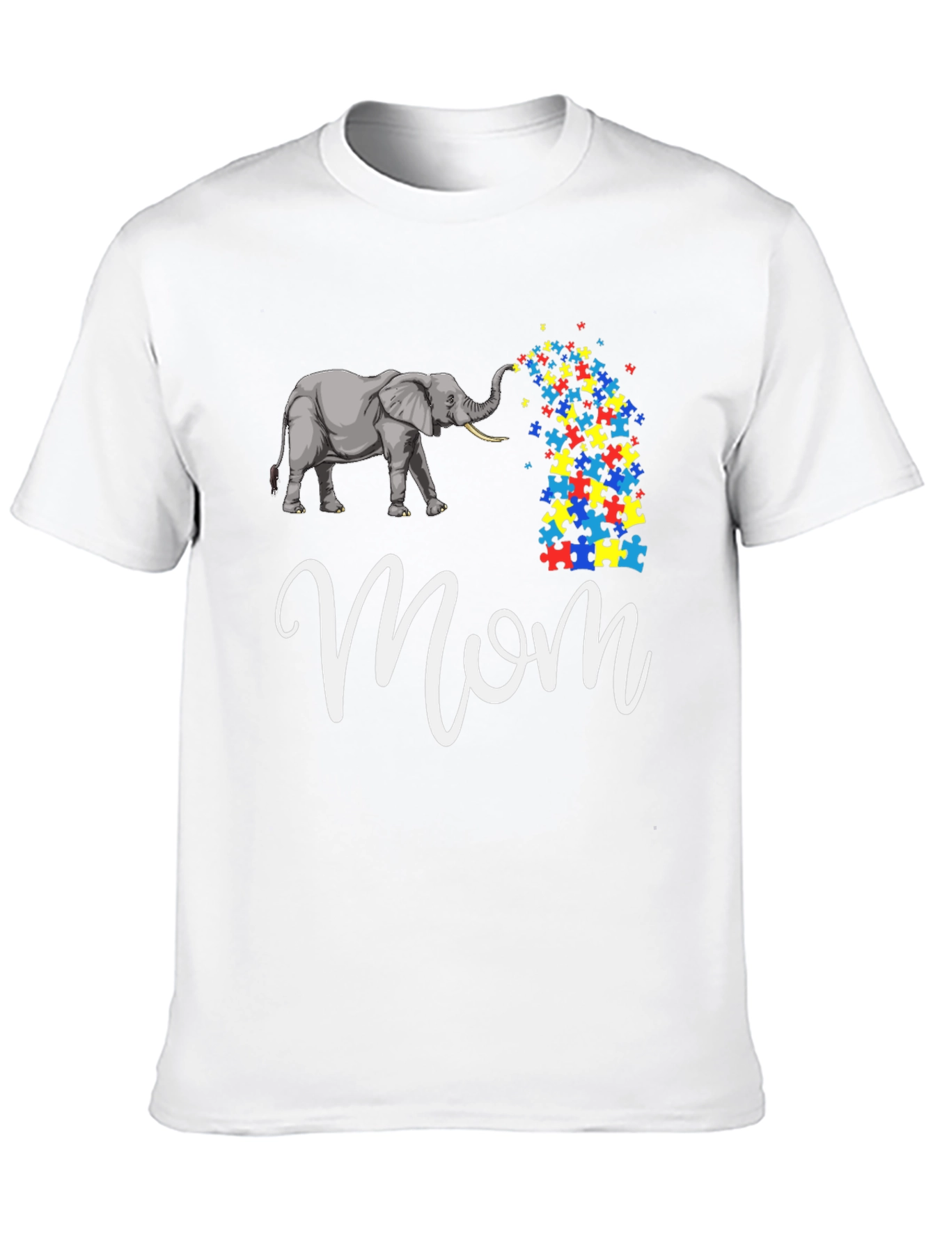 Autism Elephant Mom T-Shirt