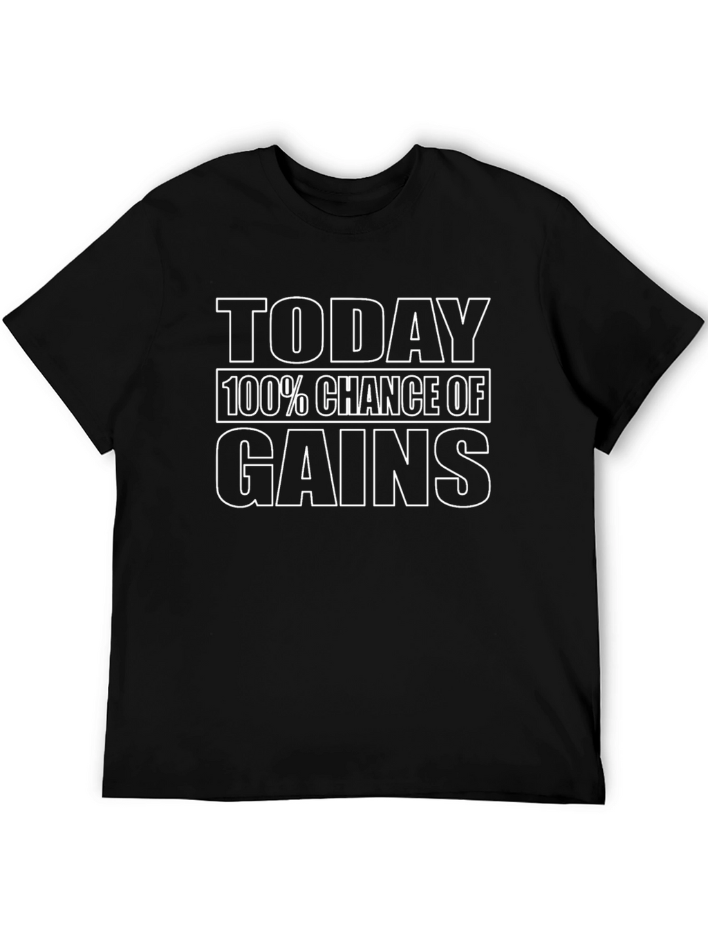 Today Gains T-Shirt - Black