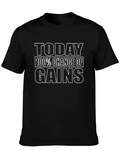 Today Gains T-Shirt - Black