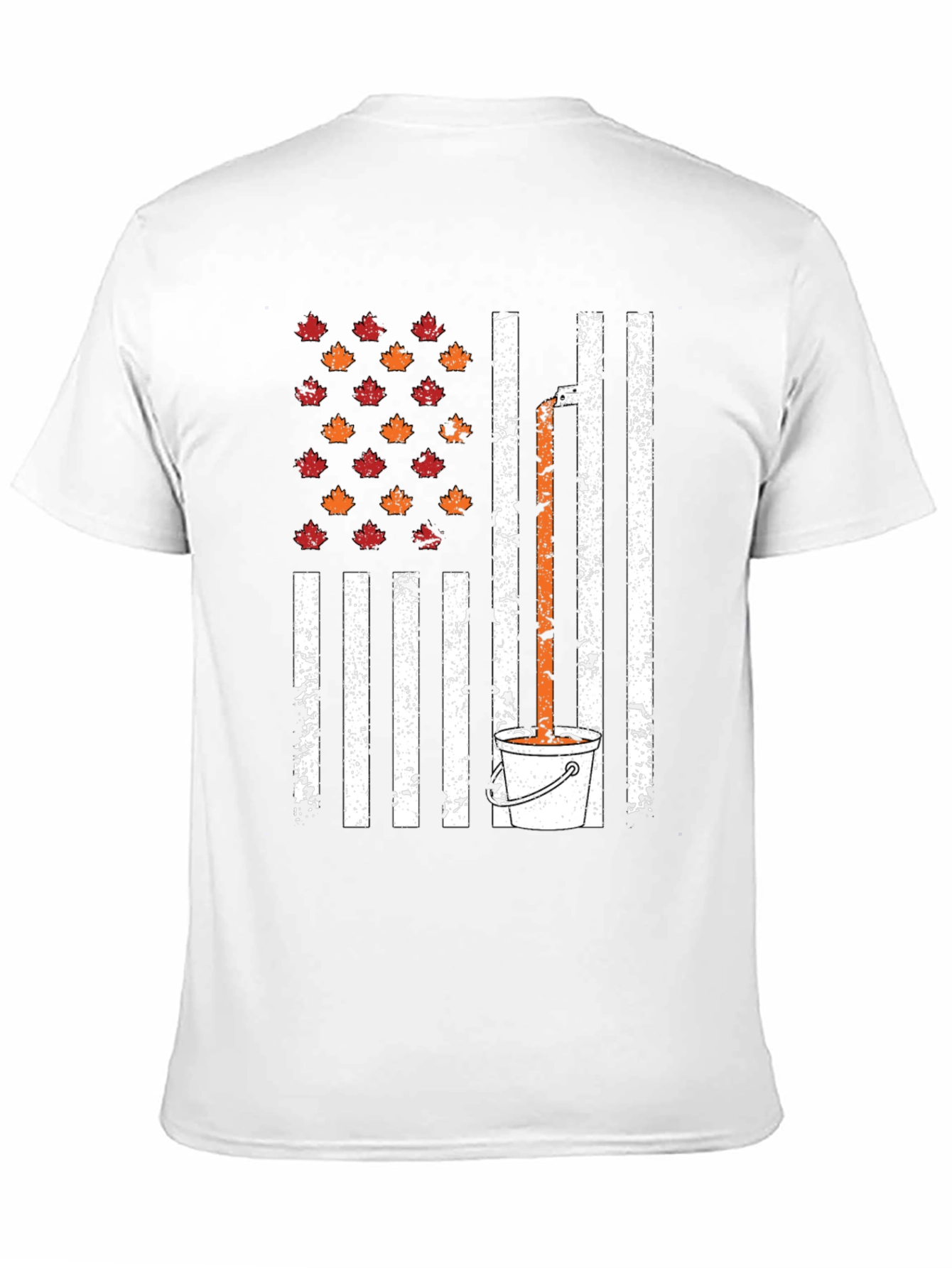 Maple Syrup American Flag T-Shirt