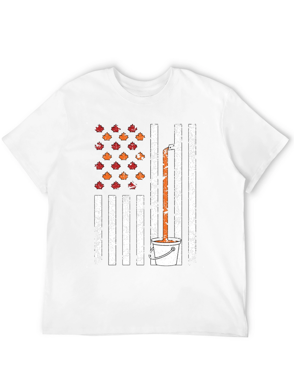 Maple Syrup American Flag T-Shirt