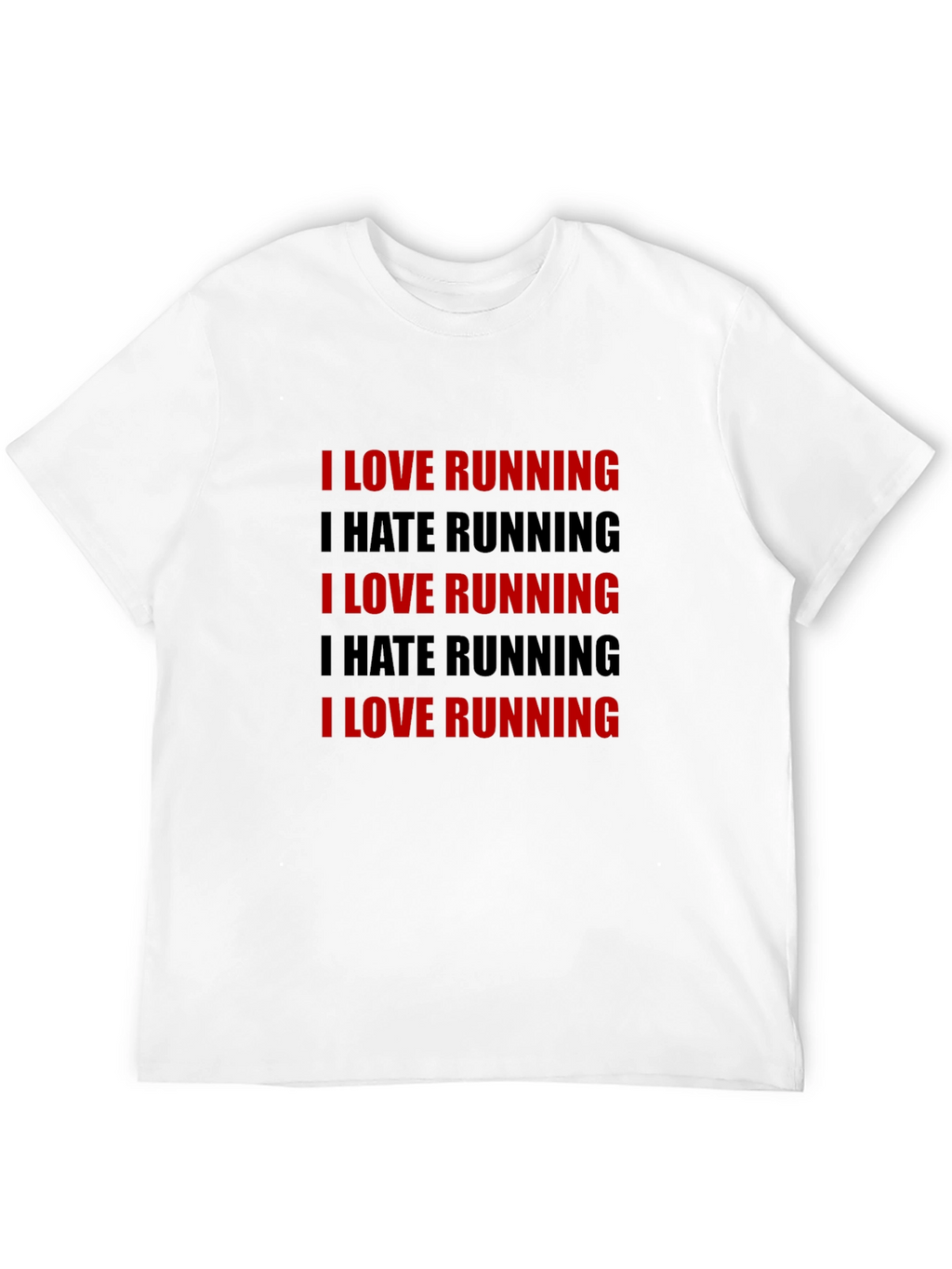Running Love Hate T-Shirt - Black