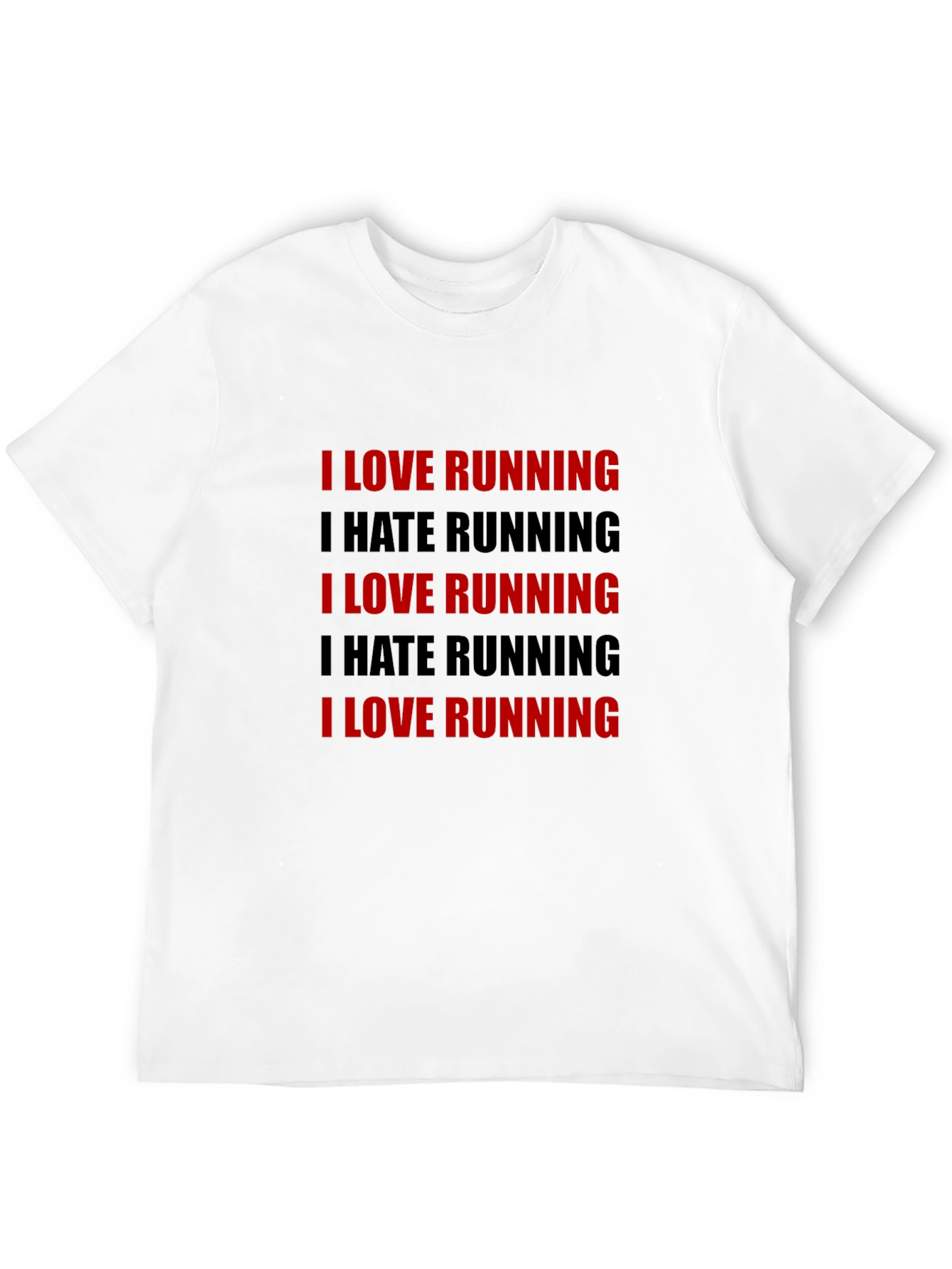 Running Love Hate T-Shirt - Black