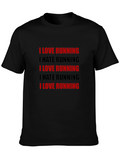 Running Love Hate T-Shirt - Black