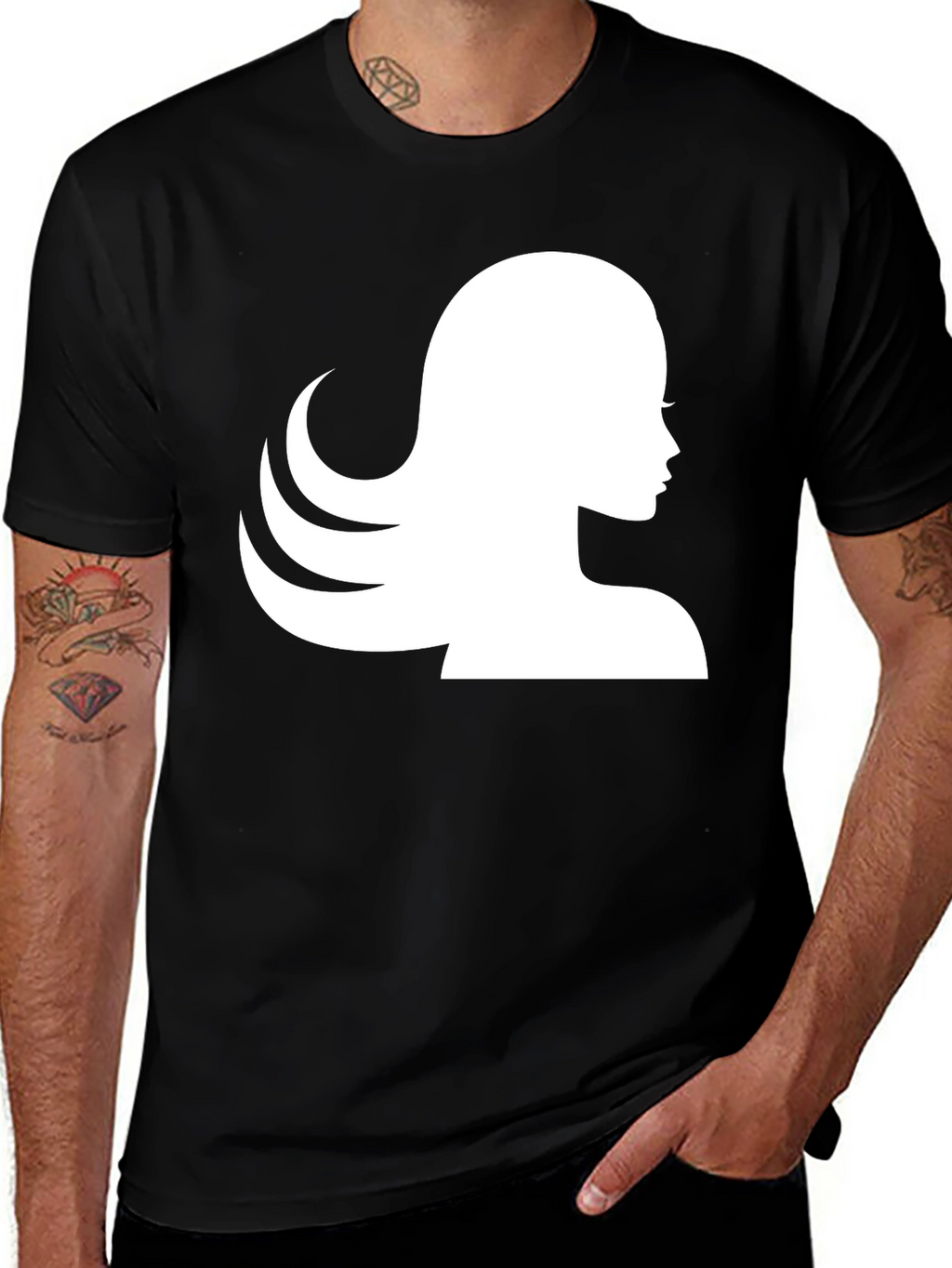 Silhouette Graphic Tee - Black T-Shirt