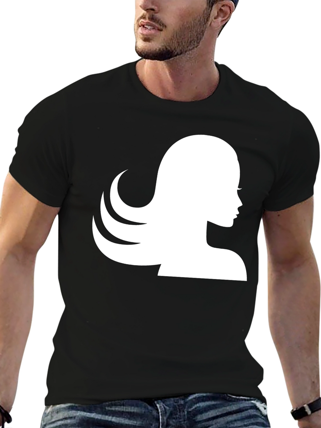 Silhouette Graphic Tee - Black T-Shirt