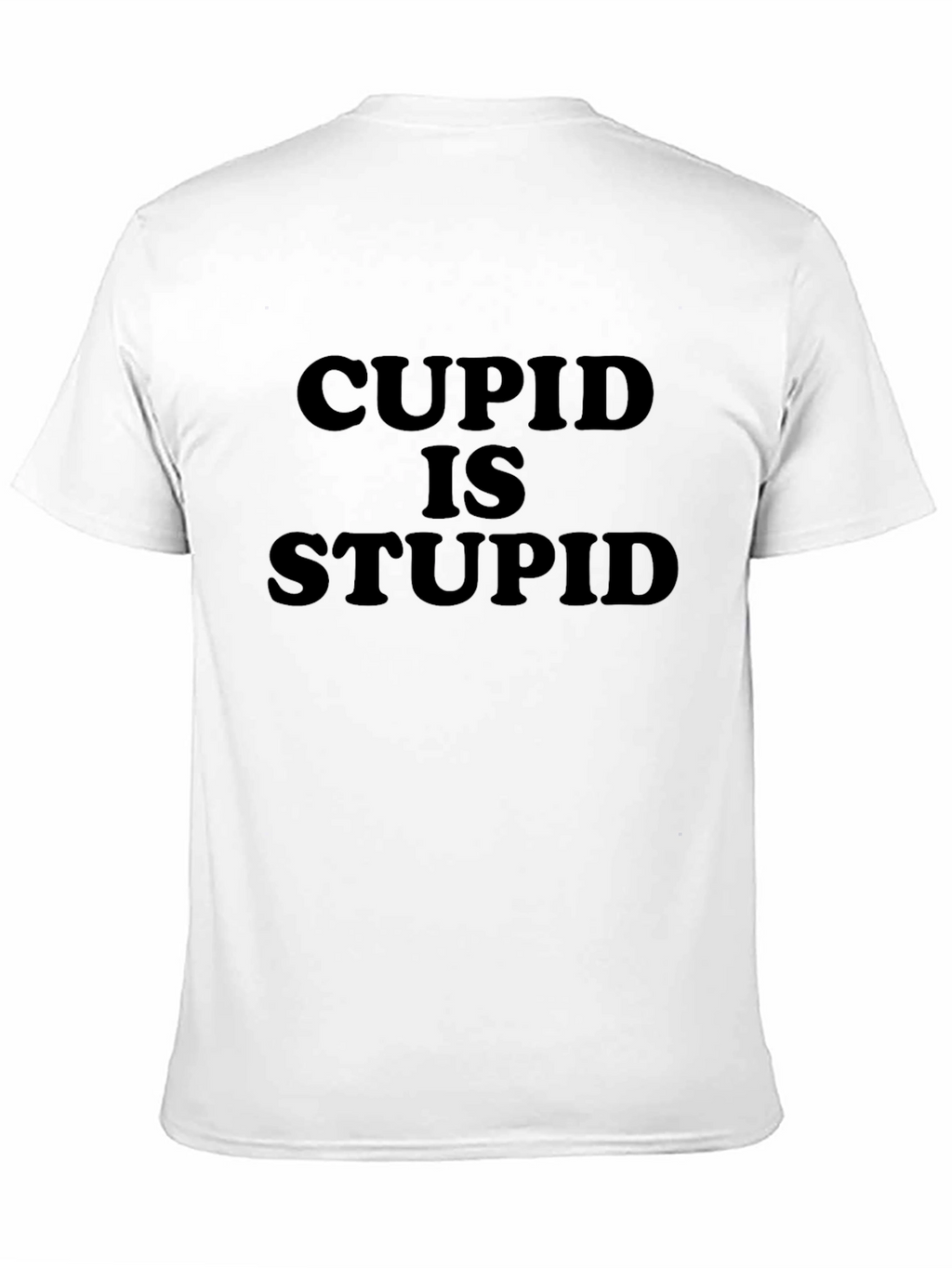Cupid is Stupid Graphic Tee - Black