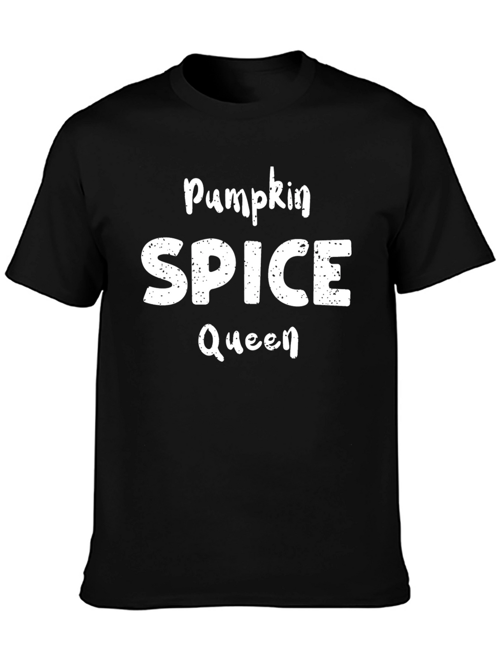 Pumpkin Spice Queen Black T-Shirt