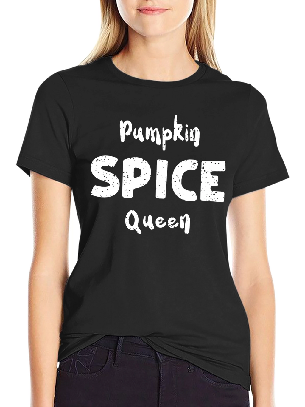Pumpkin Spice Queen Black T-Shirt