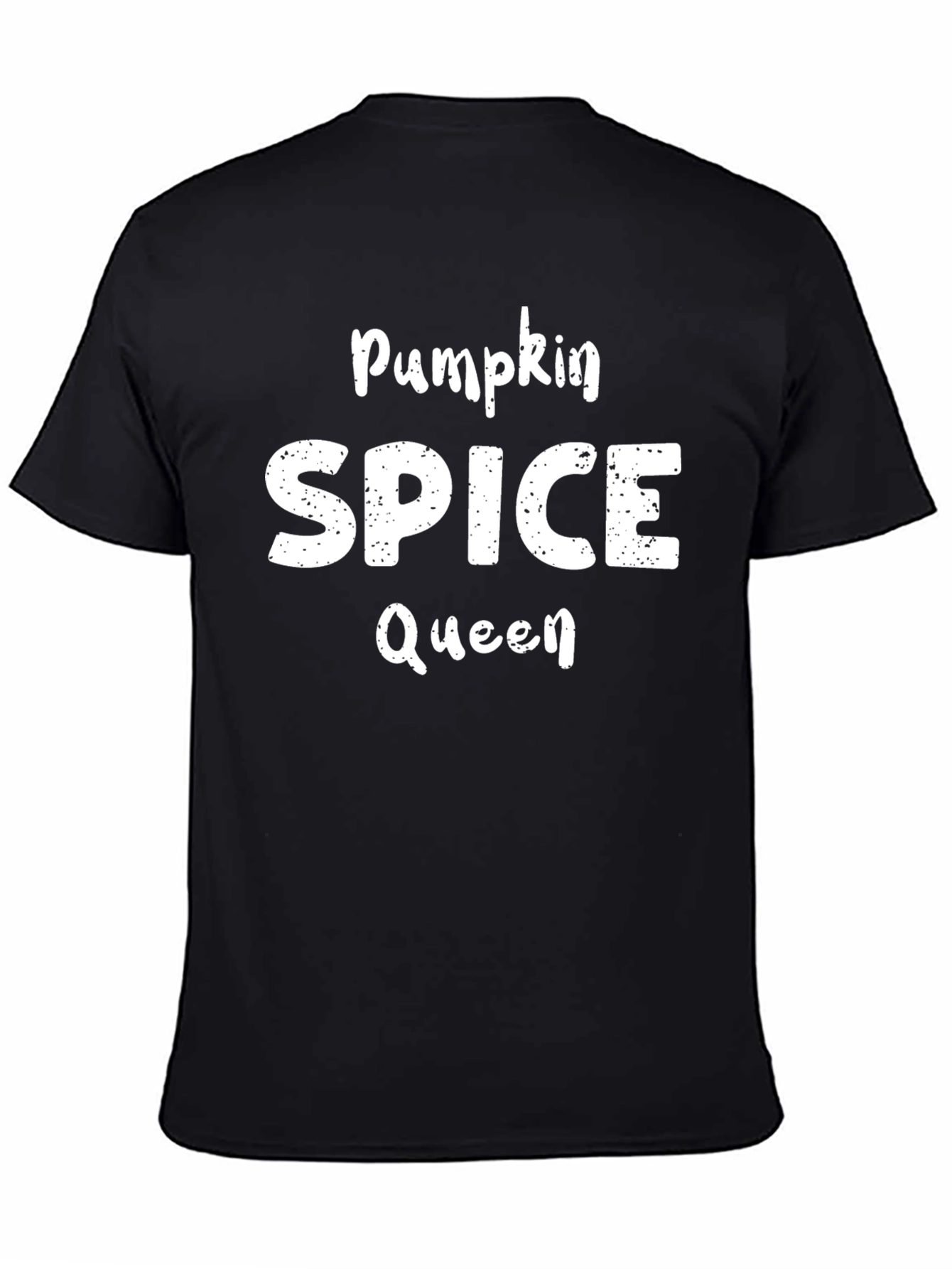 Pumpkin Spice Queen Black T-Shirt