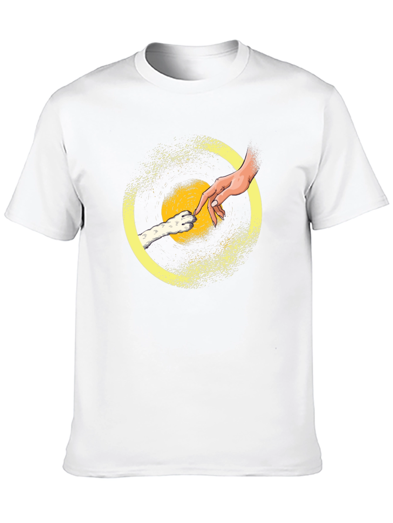 Creation of Cat T-Shirt - Funny Feline Lover Tee