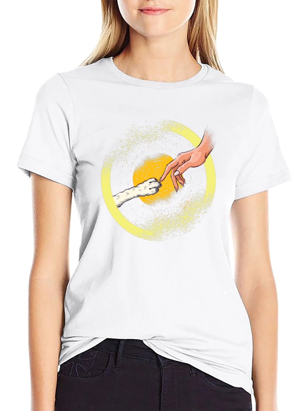 Creation of Cat T-Shirt - Funny Feline Lover Tee