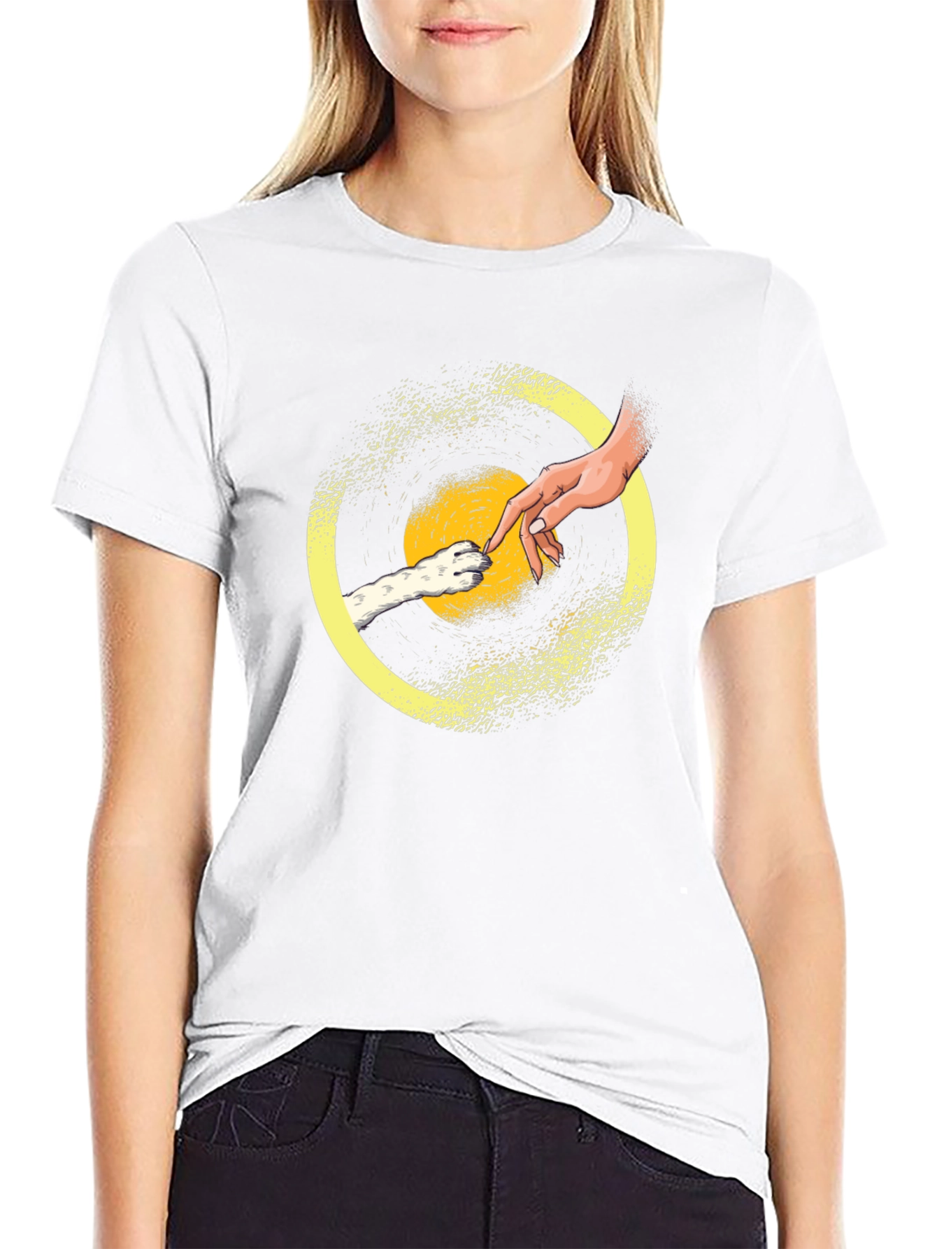 Creation of Cat T-Shirt - Funny Feline Lover Tee