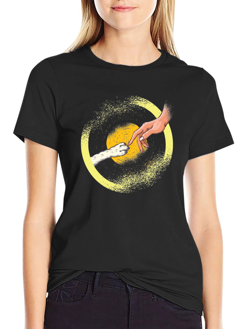 Creation of Cat T-Shirt - Funny Feline Lover Tee