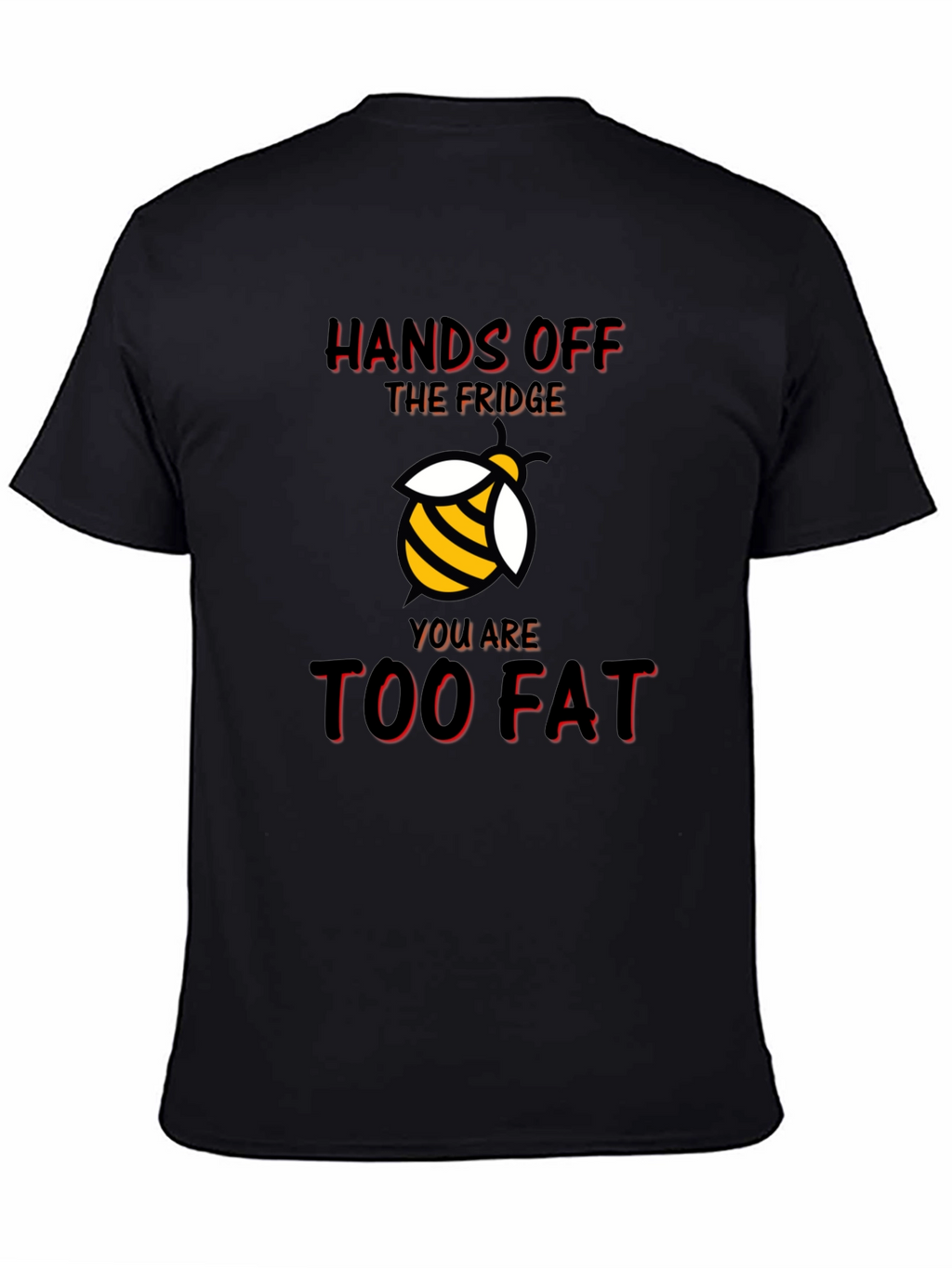 Funny Hands Off The Fridge Bee Graphic T-Shirt
