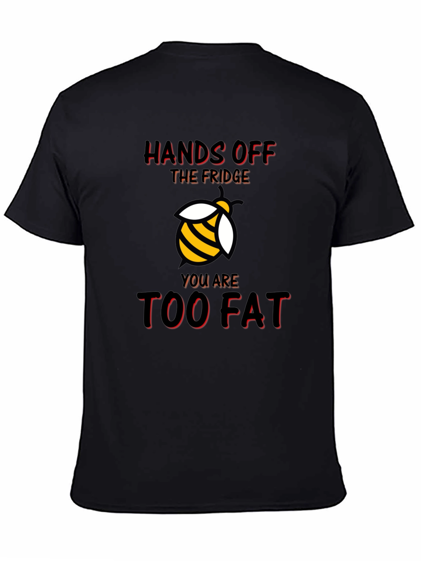 Funny Hands Off The Fridge Bee Graphic T-Shirt