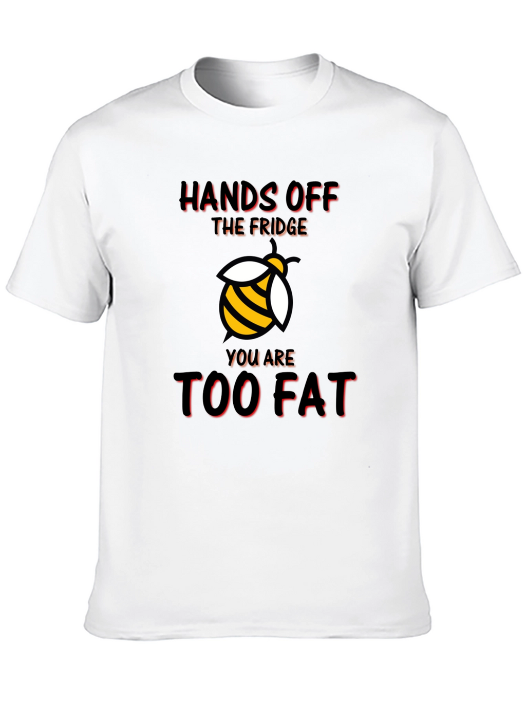 Funny Hands Off The Fridge Bee Graphic T-Shirt