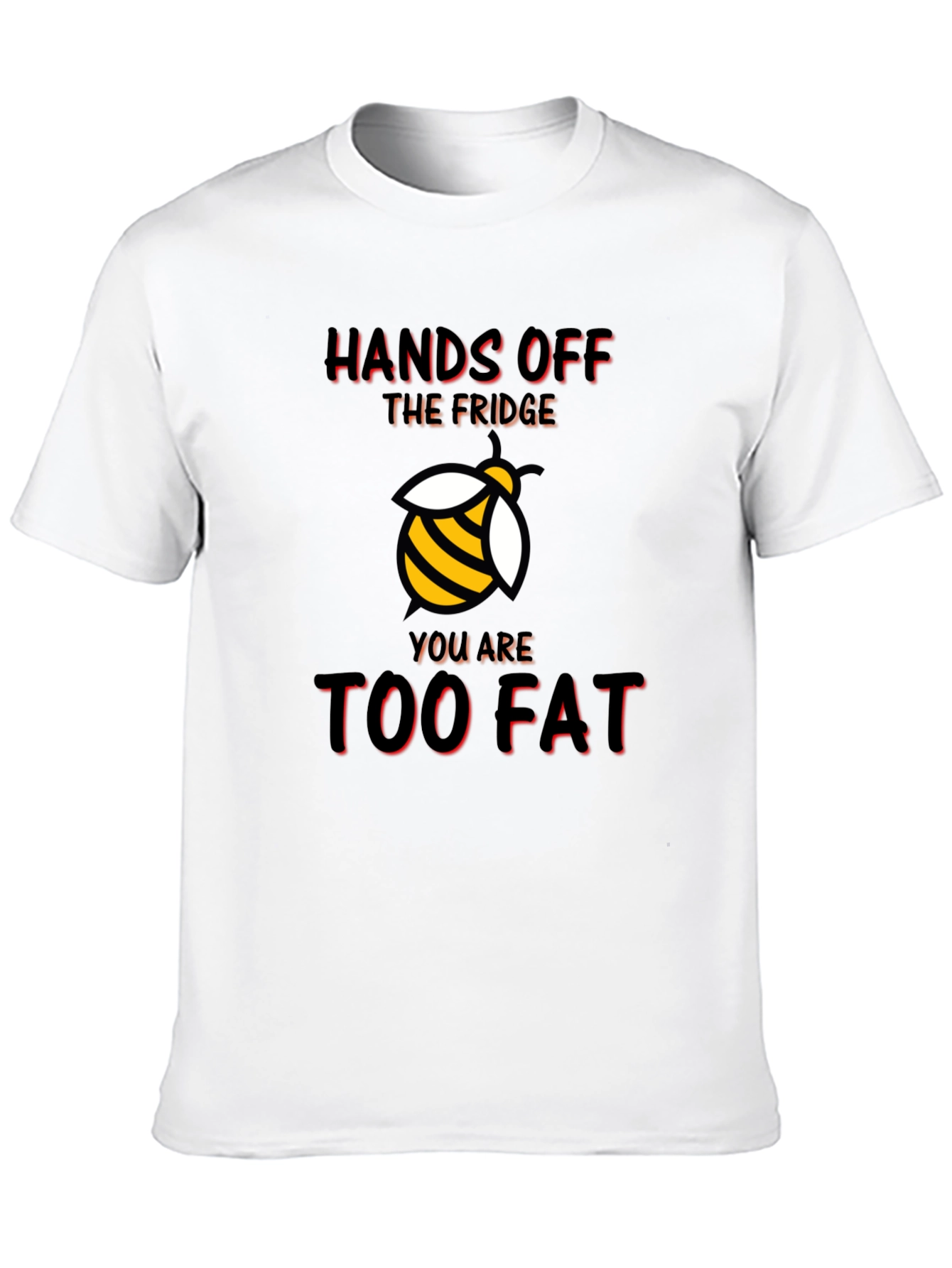 Funny Hands Off The Fridge Bee Graphic T-Shirt