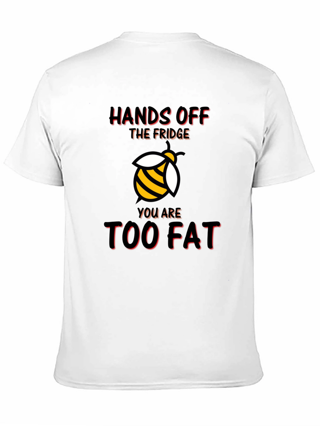 Funny Hands Off The Fridge Bee Graphic T-Shirt