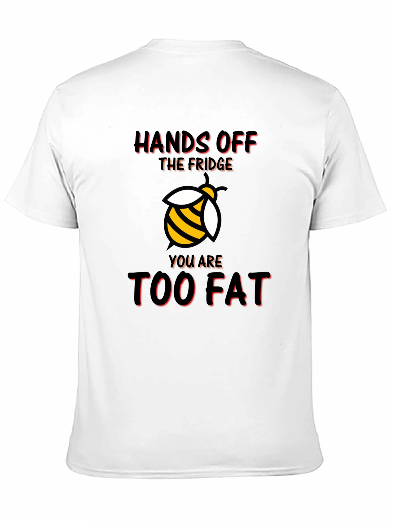 Funny Hands Off The Fridge Bee Graphic T-Shirt