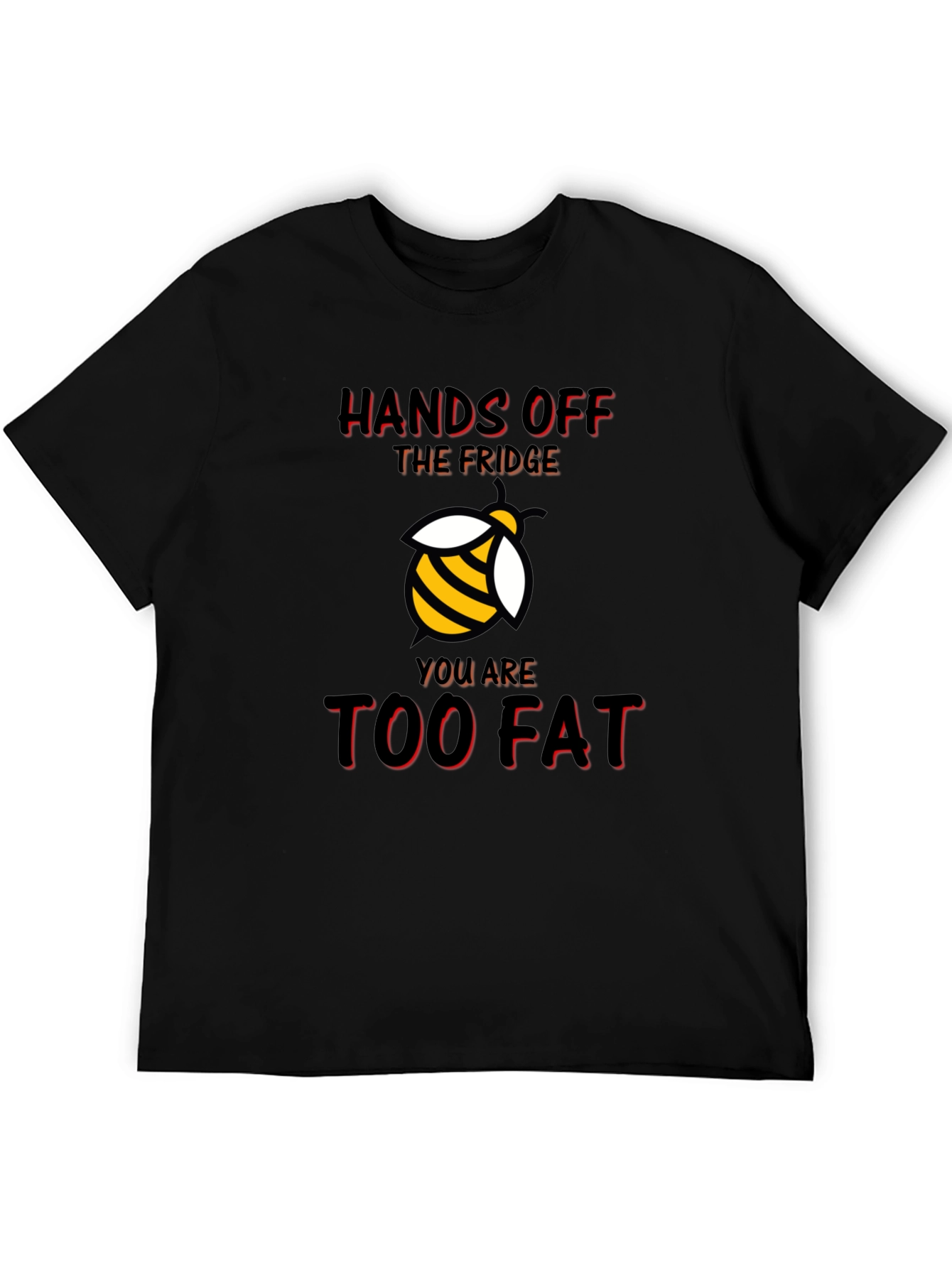 Funny Hands Off The Fridge Bee Graphic T-Shirt