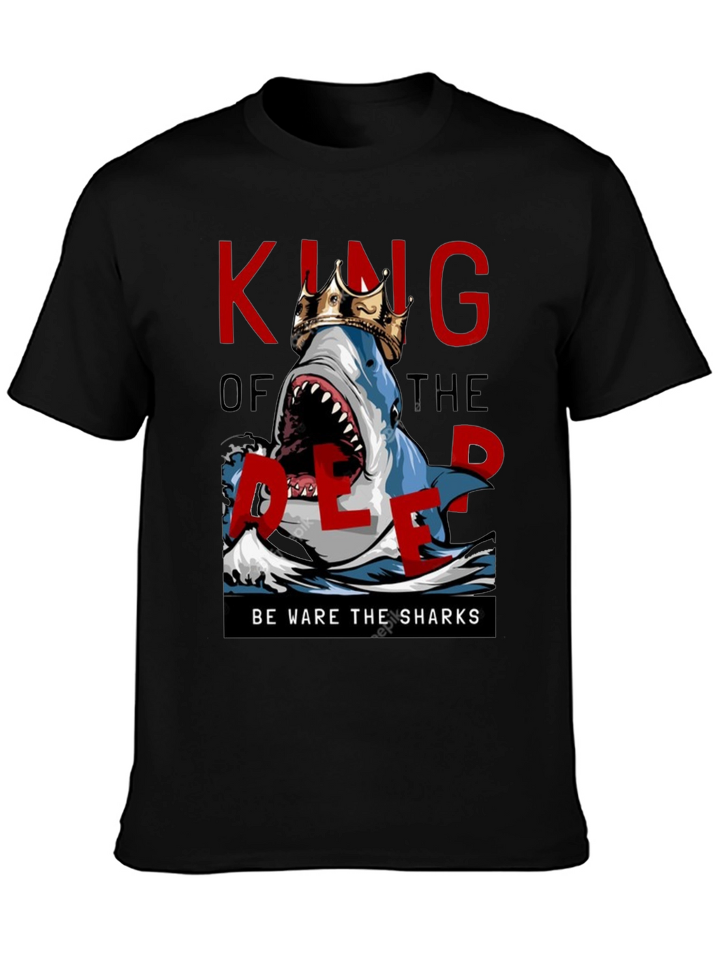 King of the Deep Shark Graphic Tee