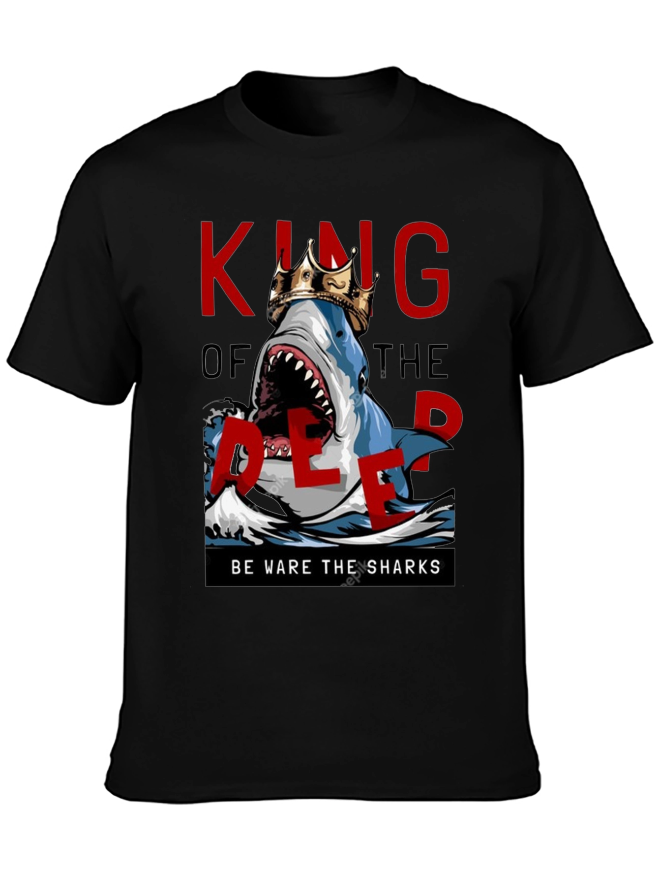 King of the Deep Shark Graphic Tee