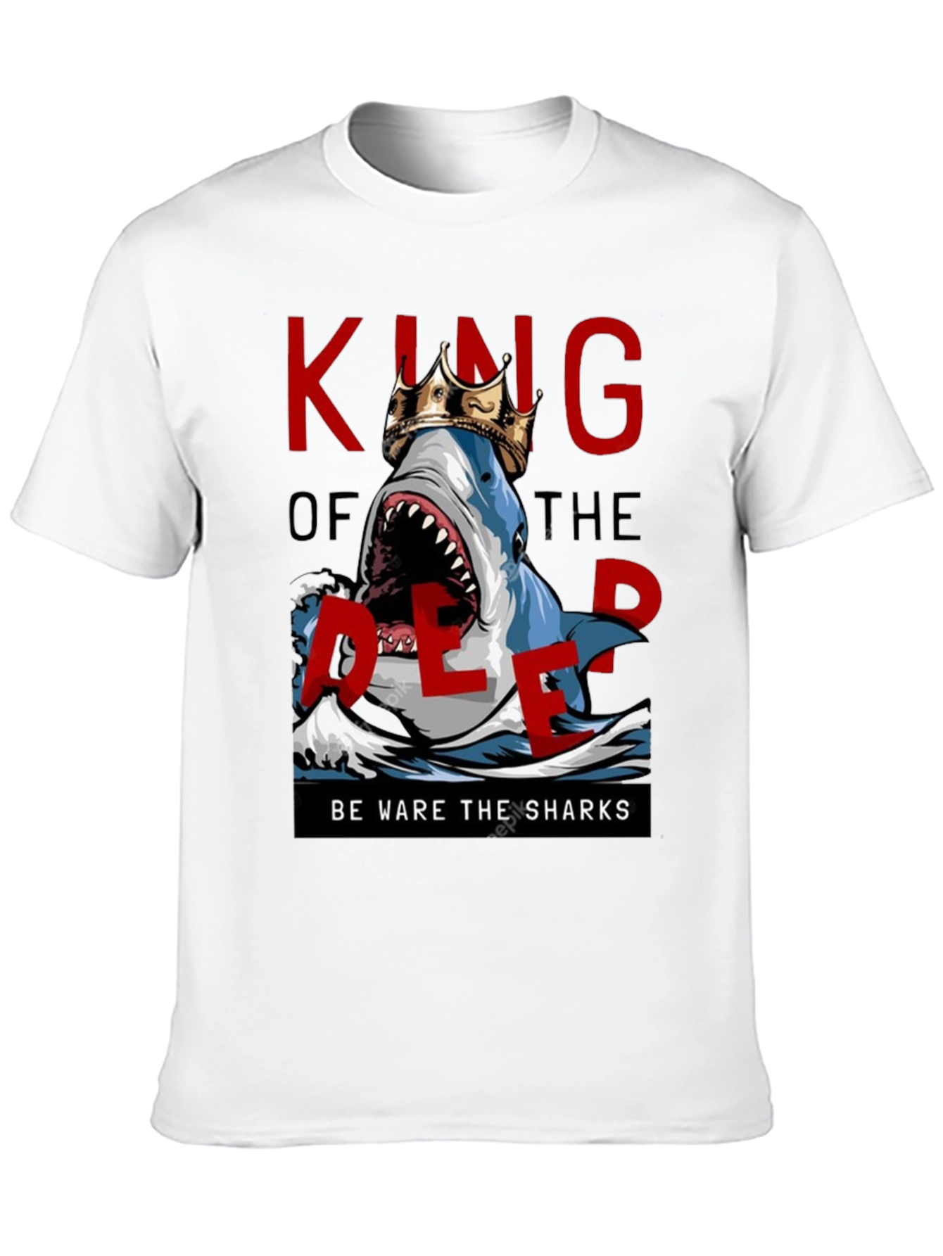 King of the Deep Shark Graphic Tee