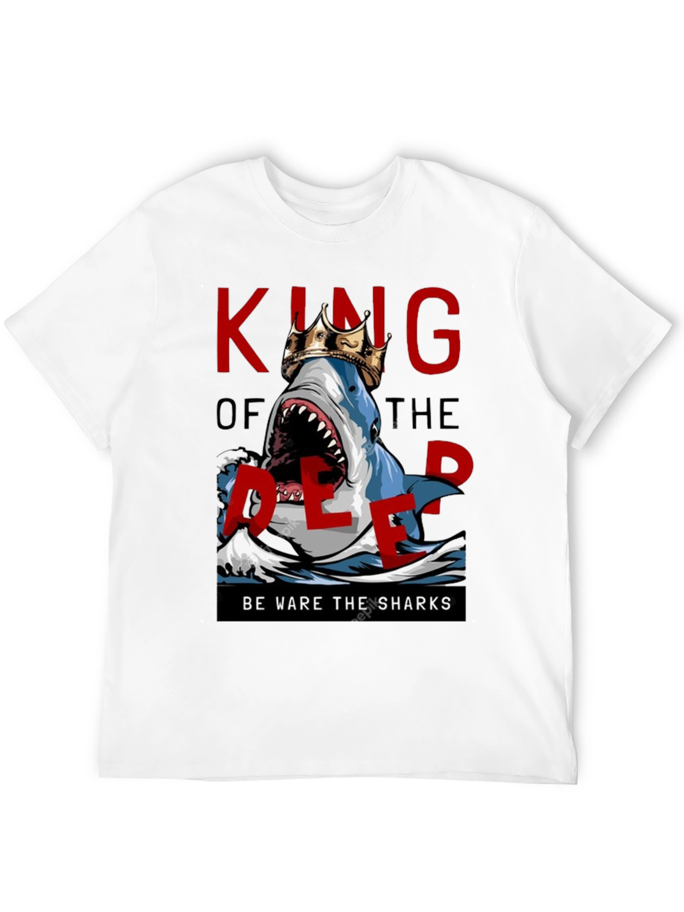 King of the Deep Shark Graphic Tee