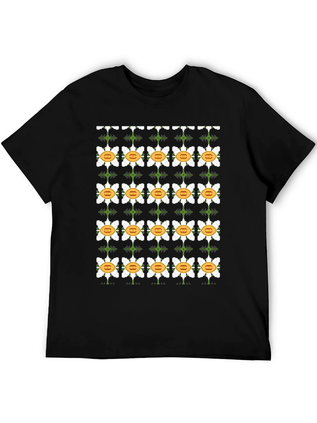 Pixel Flower Power Tee