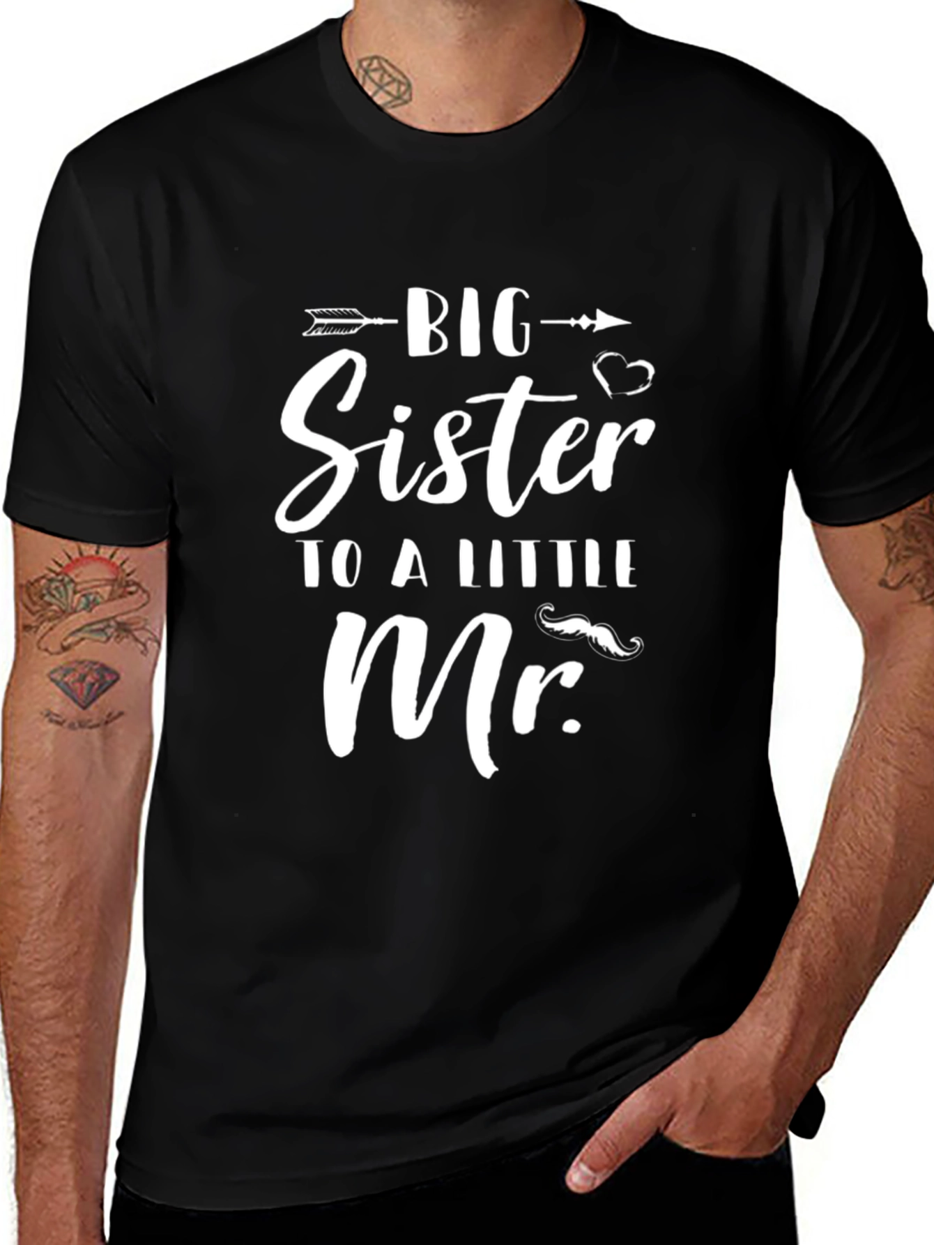 Big Sister To A Little Mr. Graphic T-Shirt