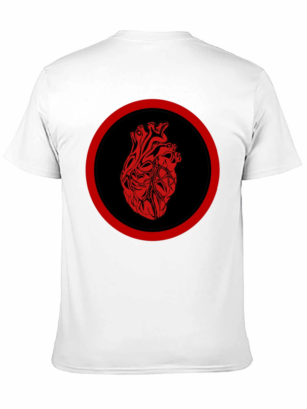 Anatomical Heart Graphic Tee - Black