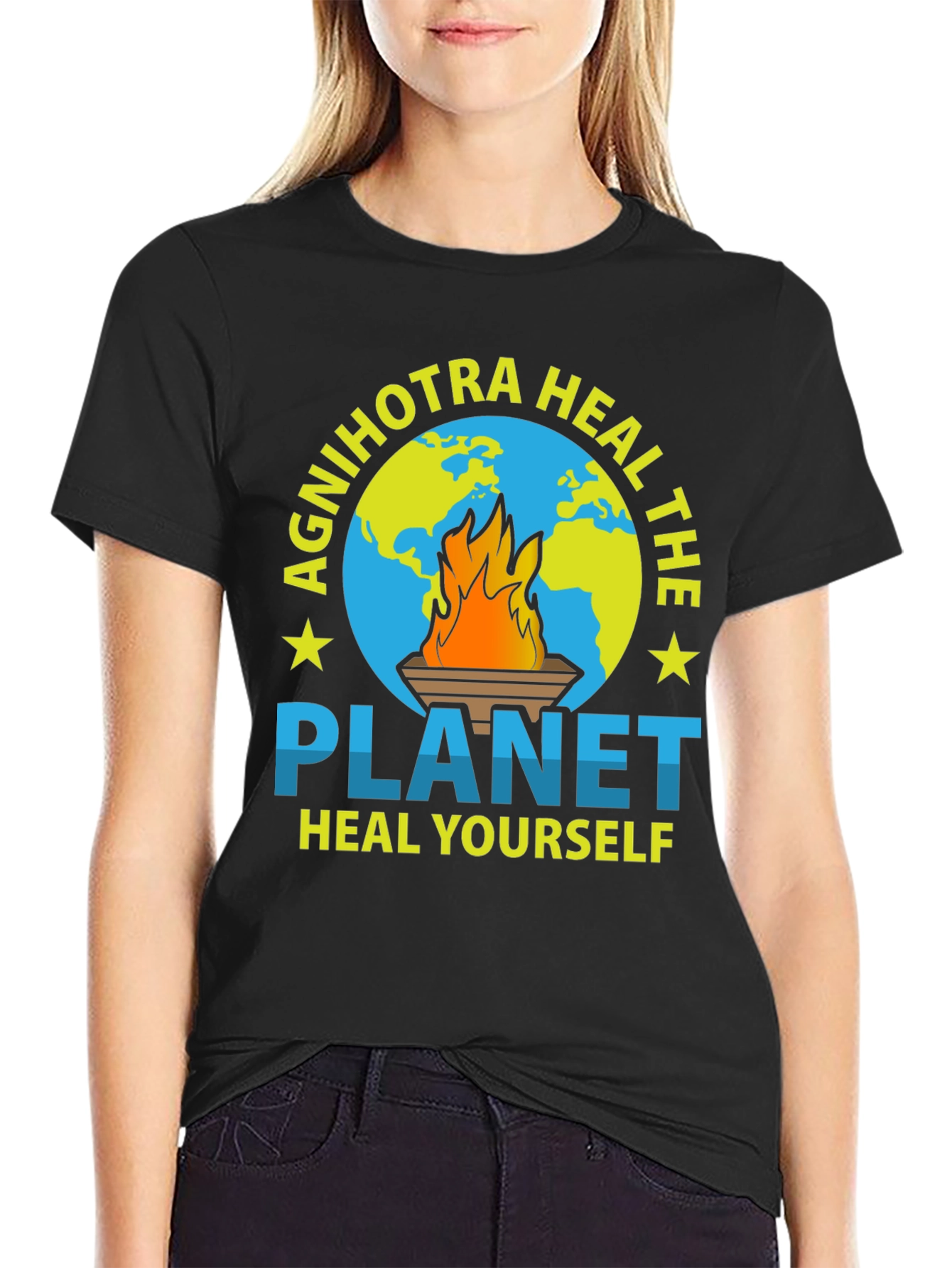 Agnihotra Heal The Planet T-Shirt
