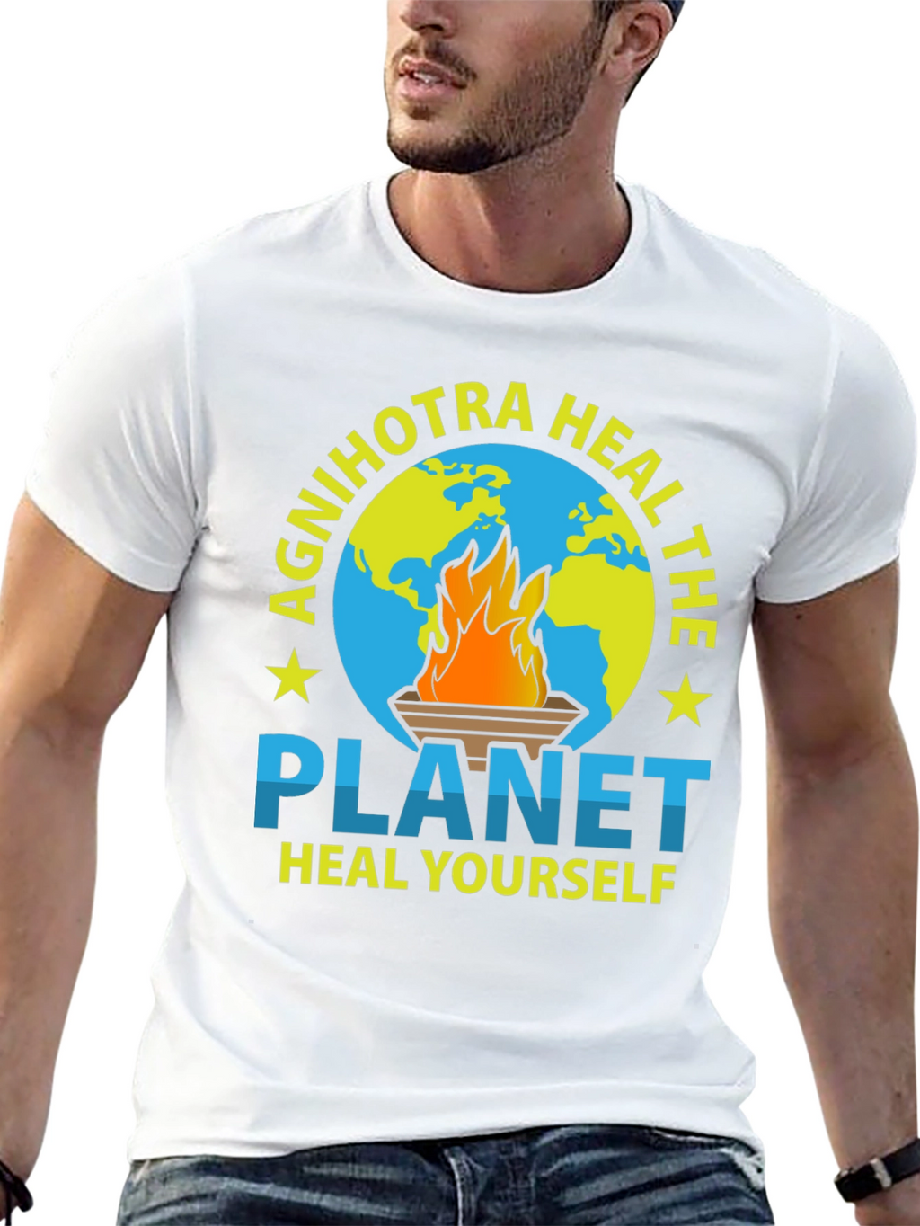Agnihotra Heal The Planet T-Shirt