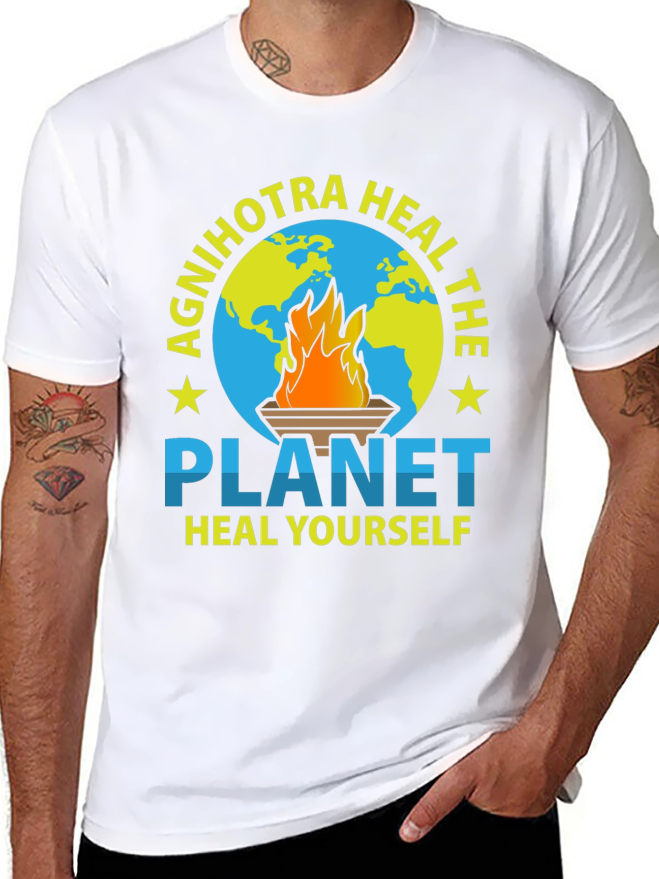 Agnihotra Heal The Planet T-Shirt