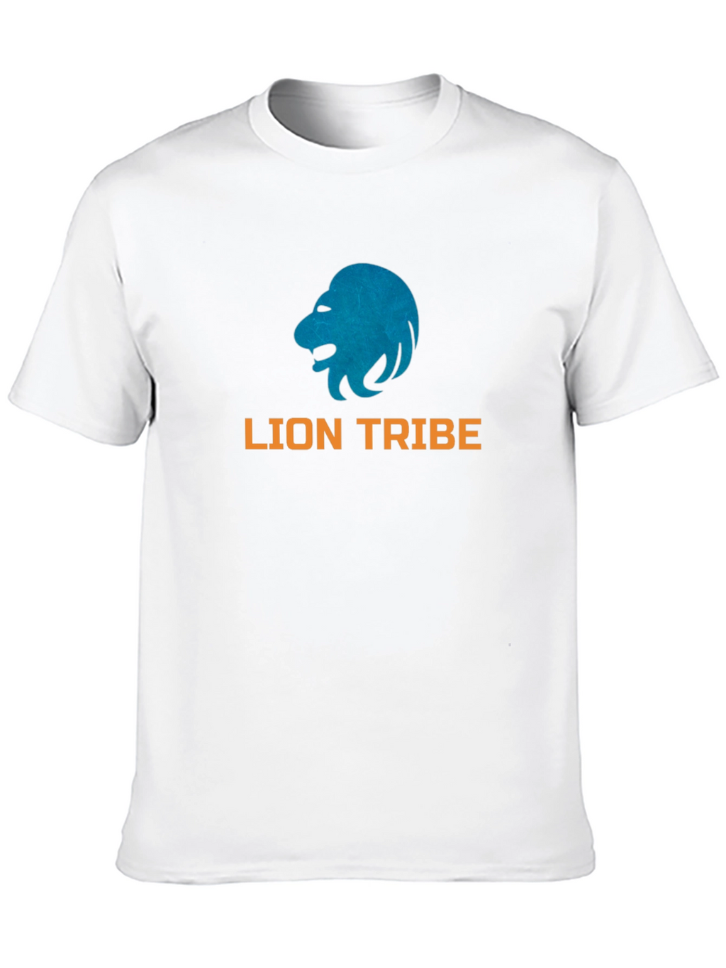 Lion Tribe Graphic Print Black T-Shirt