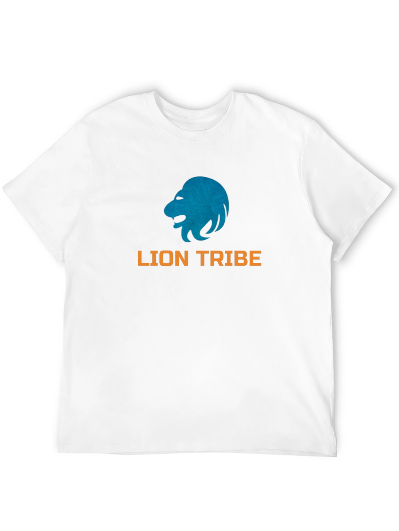 Lion Tribe Graphic Print Black T-Shirt