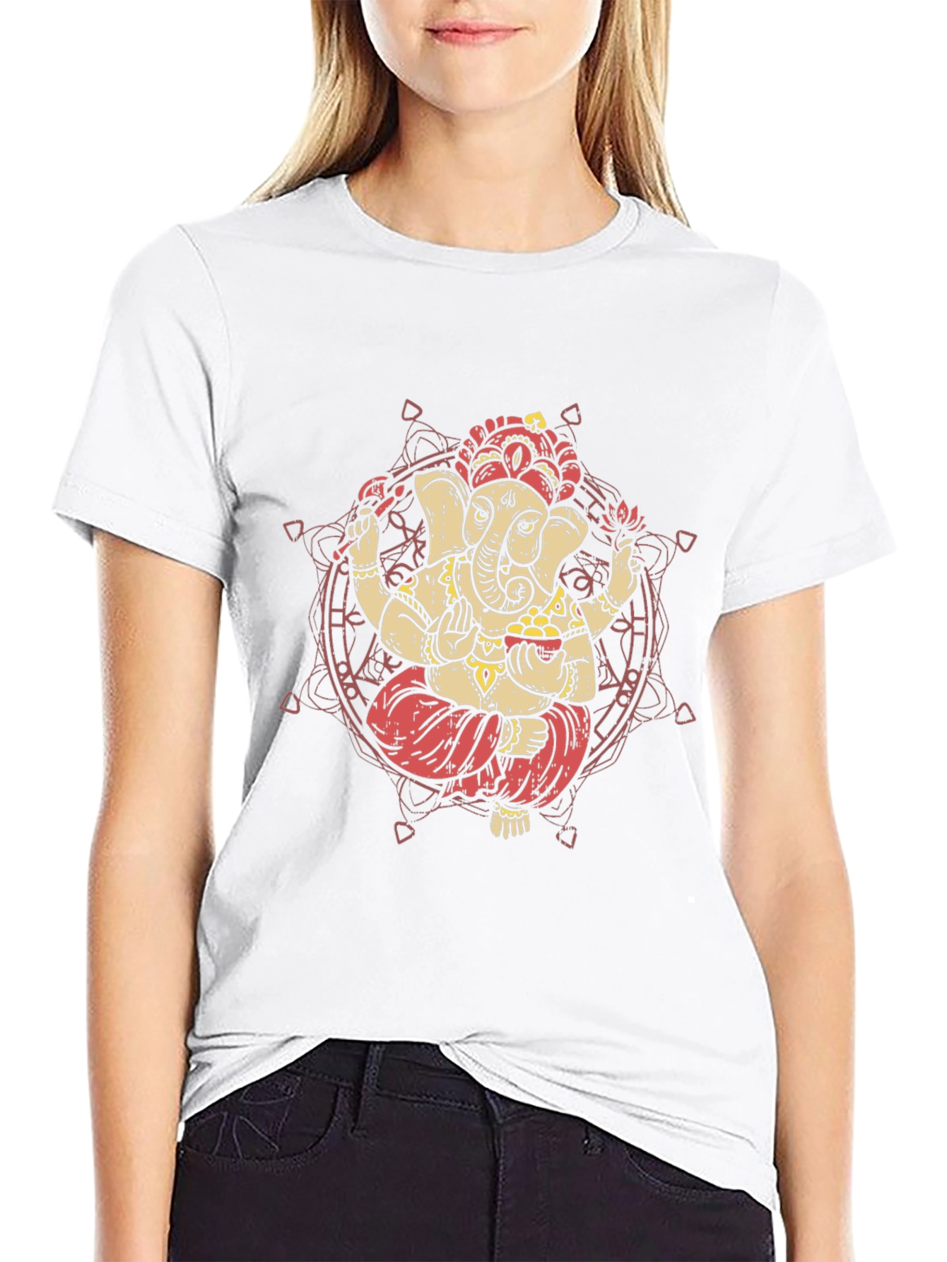 Ganesh Graphic Tee - Spiritual Style