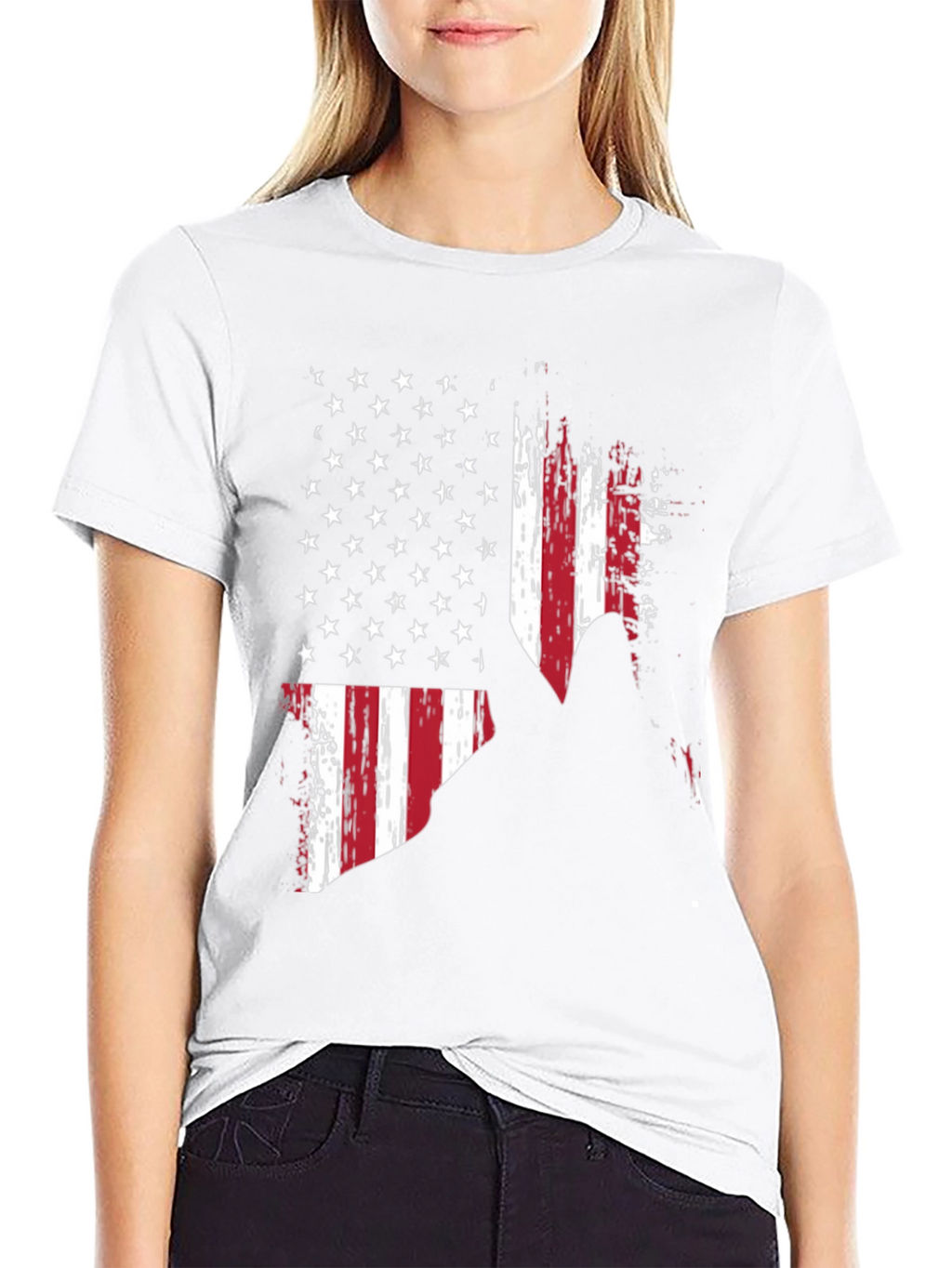 American Flag Patriotic Mens T-Shirt