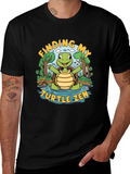 Finding My Turtle Zen Black T-Shirt