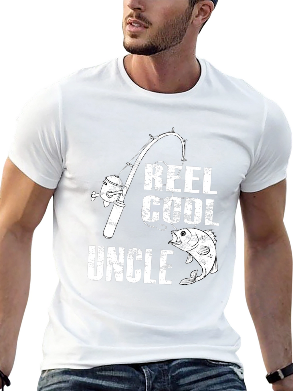 Reel Cool Uncle Fishing T-Shirt