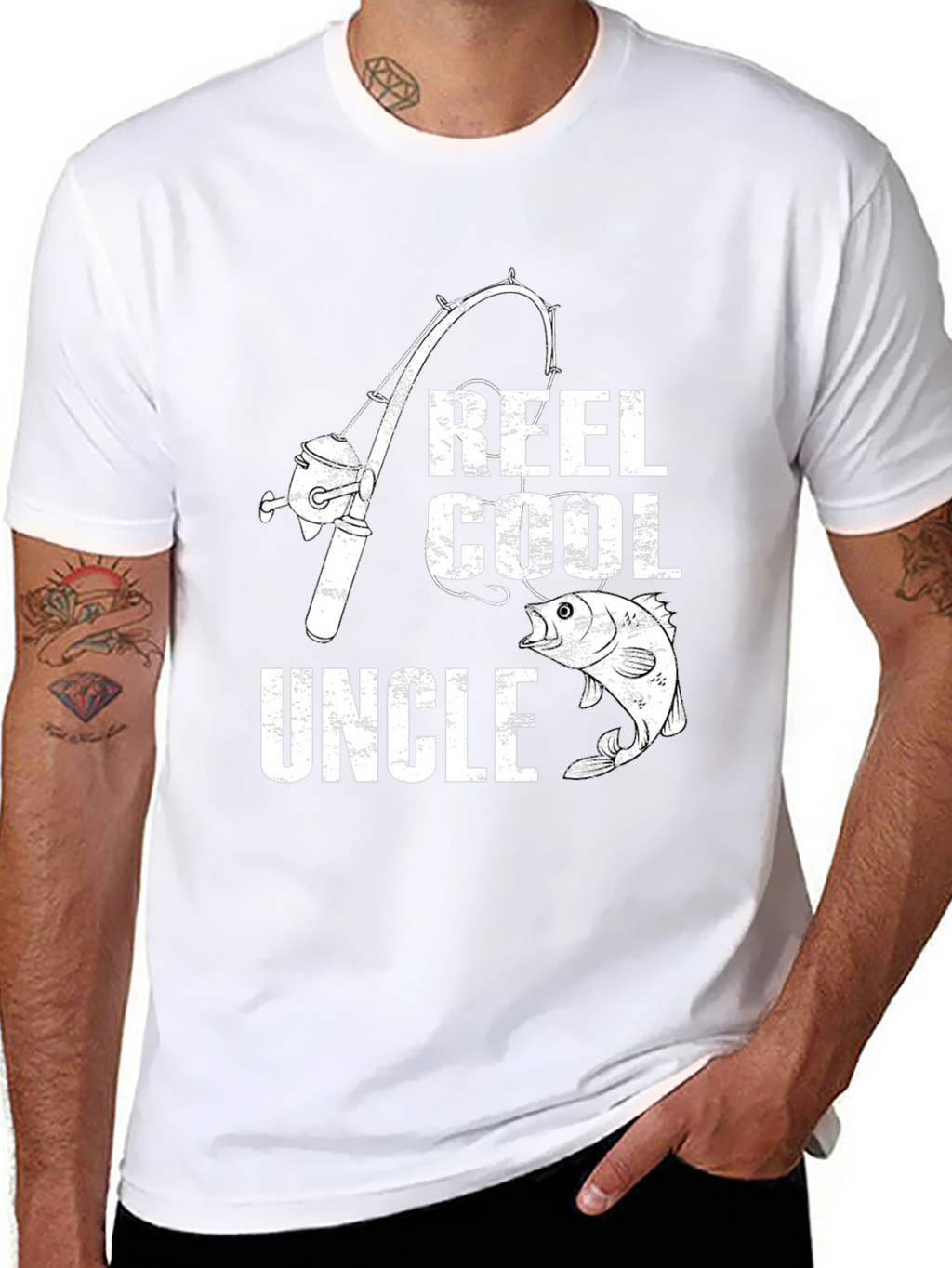 Reel Cool Uncle Fishing T-Shirt